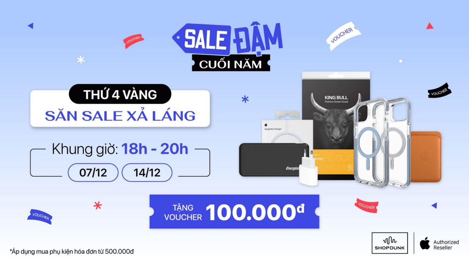 Hình ảnh cho danh mục Thứ 4 vàng, săn sale phụ kiện xả láng